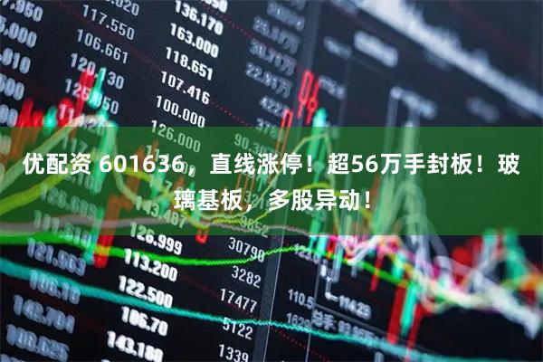优配资 601636，直线涨停！超56万手封板！玻璃基板，多股异动！